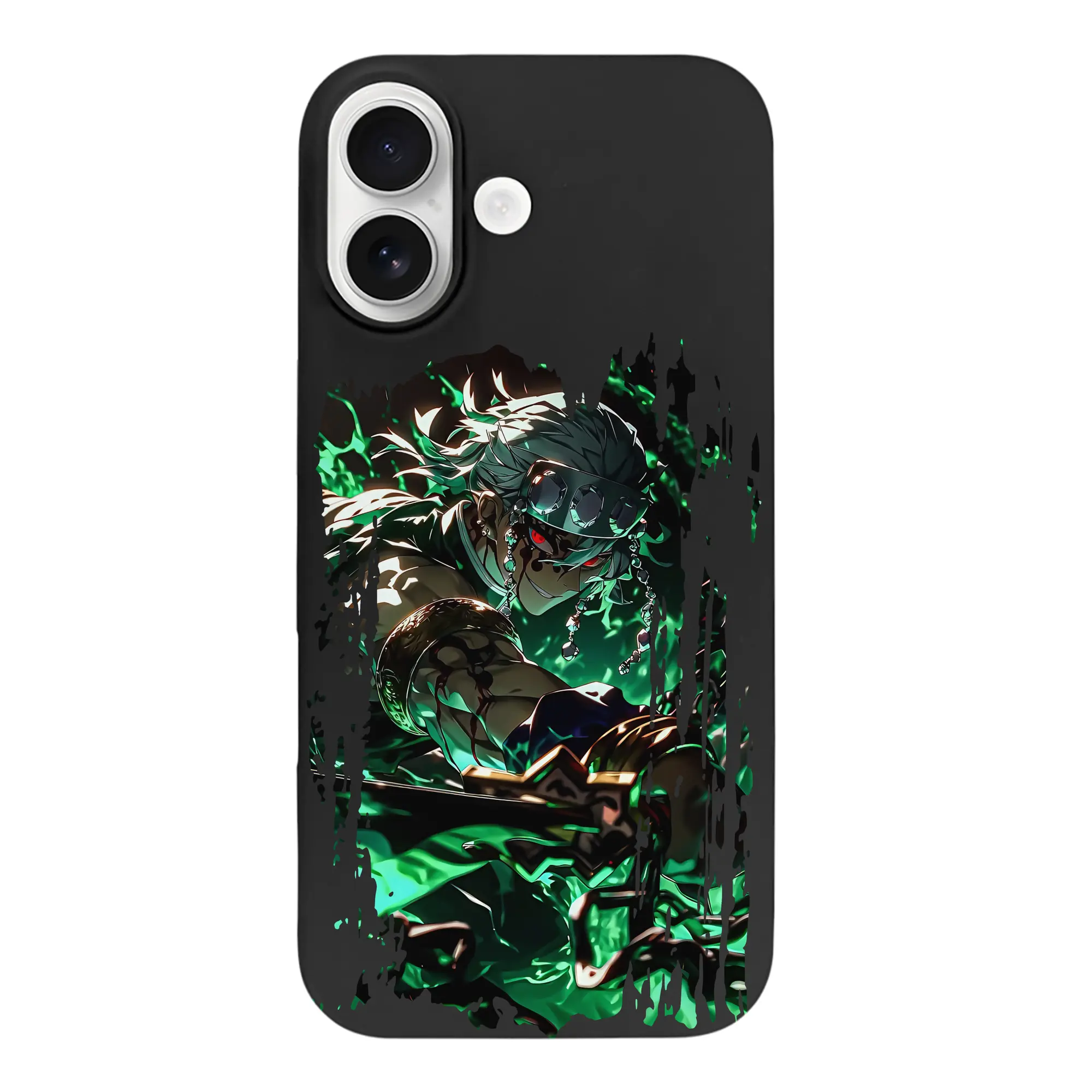 鬼滅の刃 グッズ,宇髄 天元 - iPhone 17 シリーズ シリコンケース 薄型 耐衝撃 指紋防止 ソフトタッチカバー 精密フィット 傷防止 保護ケース iPhone 17/17 Air/17 Pro/17 Pro Max 対応